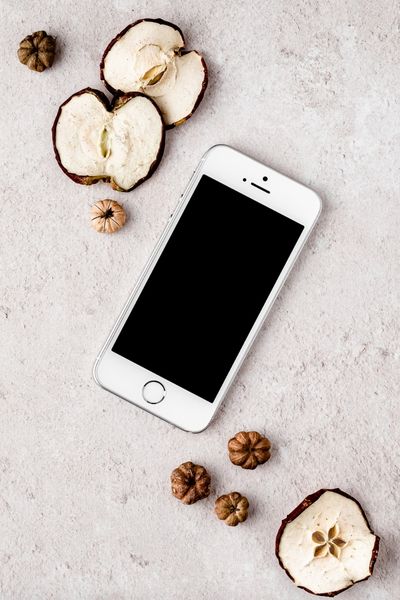 cellphone of someone planning their facebook page for their farm business