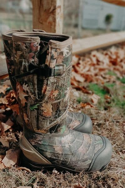 work boots for a person making money on 10 acres of land